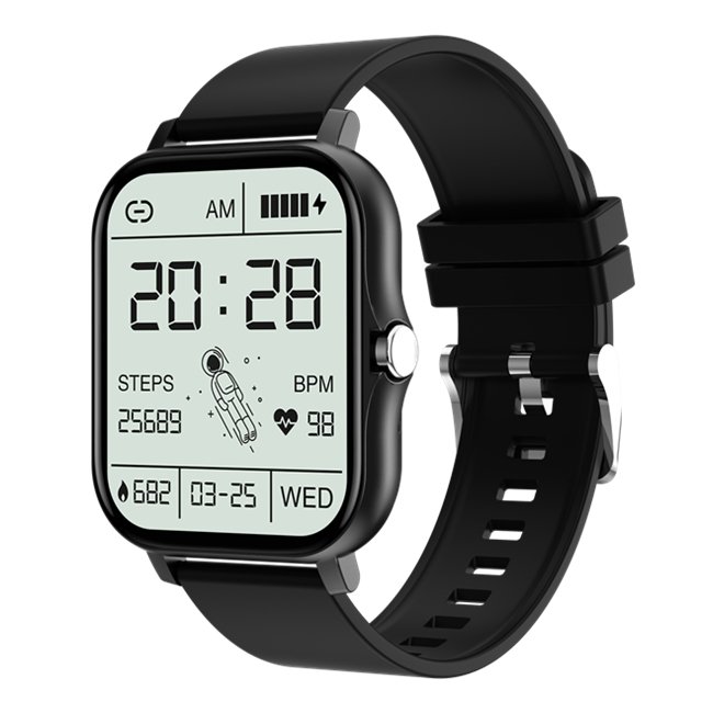 Y20 Lite Latest Design IP67 SpO2 BT Call 1.69 inch Large Full Touch Screen Smartwatch Wristwatch Smart Watch