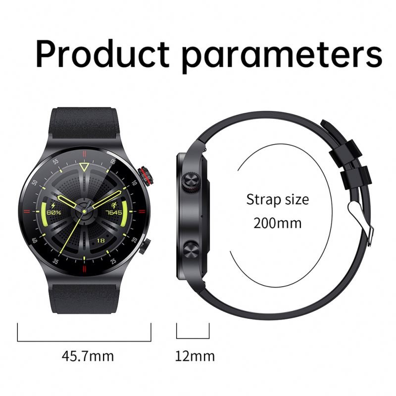 Fashion Sport Tracker Wearable Devices QW33 Smart watch Men Full Touch Screen Smartwatches Health Monitoring Waterproof