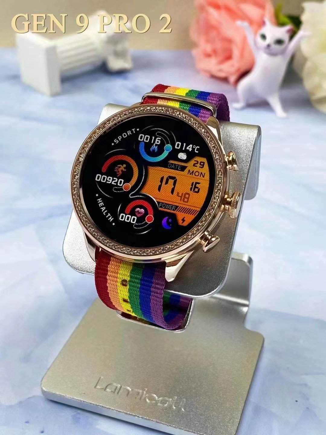 2024 New Gen9 Pro 2 series 9 Smart Watch with earbuds earphones Ultra 9 reloj smartwatch serie 9 with 7 PK 7+1 Smart Watch