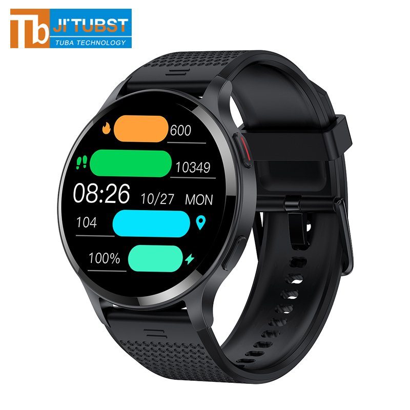 LW77 Smartwatch ring round metal sports business BT call accurate positioning reloj inteligente circle lw 77 Smart watch