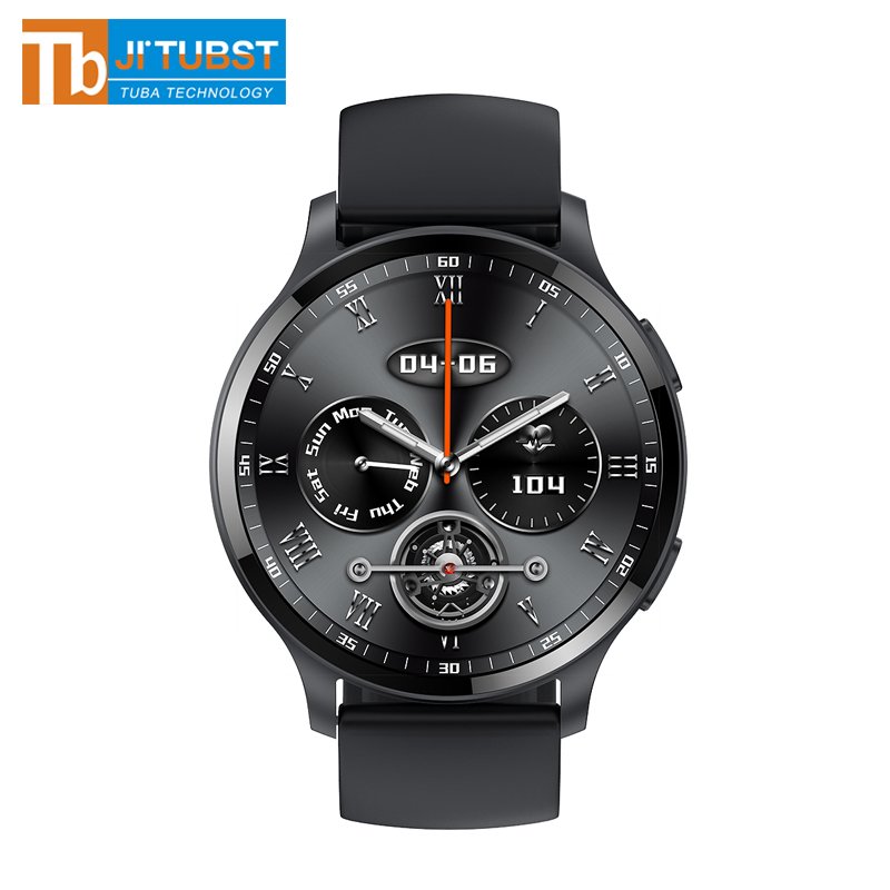LW77 Smartwatch ring round metal sports business BT call accurate positioning reloj inteligente circle lw 77 Smart watch