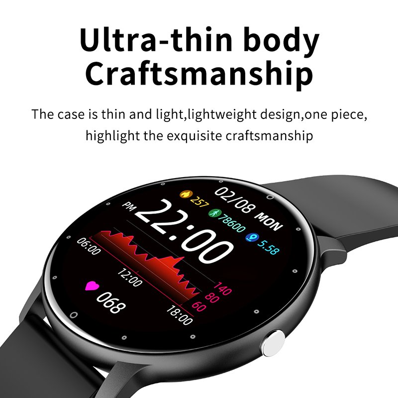 Smart watch ZL02D Smart Watch Men Lady Sport Fitness Sleep Heart Rate Monitor Waterproof For IOS Android Bluetooth Phone