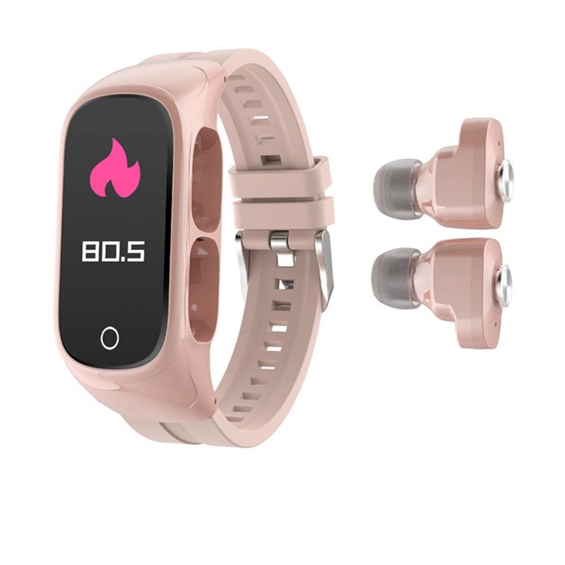 N8 Smart Watch Waterproof Ipx7 earbuds Earphone Stereo Wireless Headphone With Heart Rate Monitor TWS Headset 2 in 1 Smartwatch