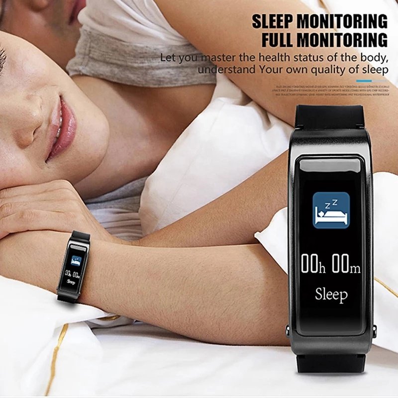 Cheap Smart Watch 2 in 1 Y3 Plus Band Health Tracker Pedometer Fitness headphones Bracelet Wristband with earbuds and earphone