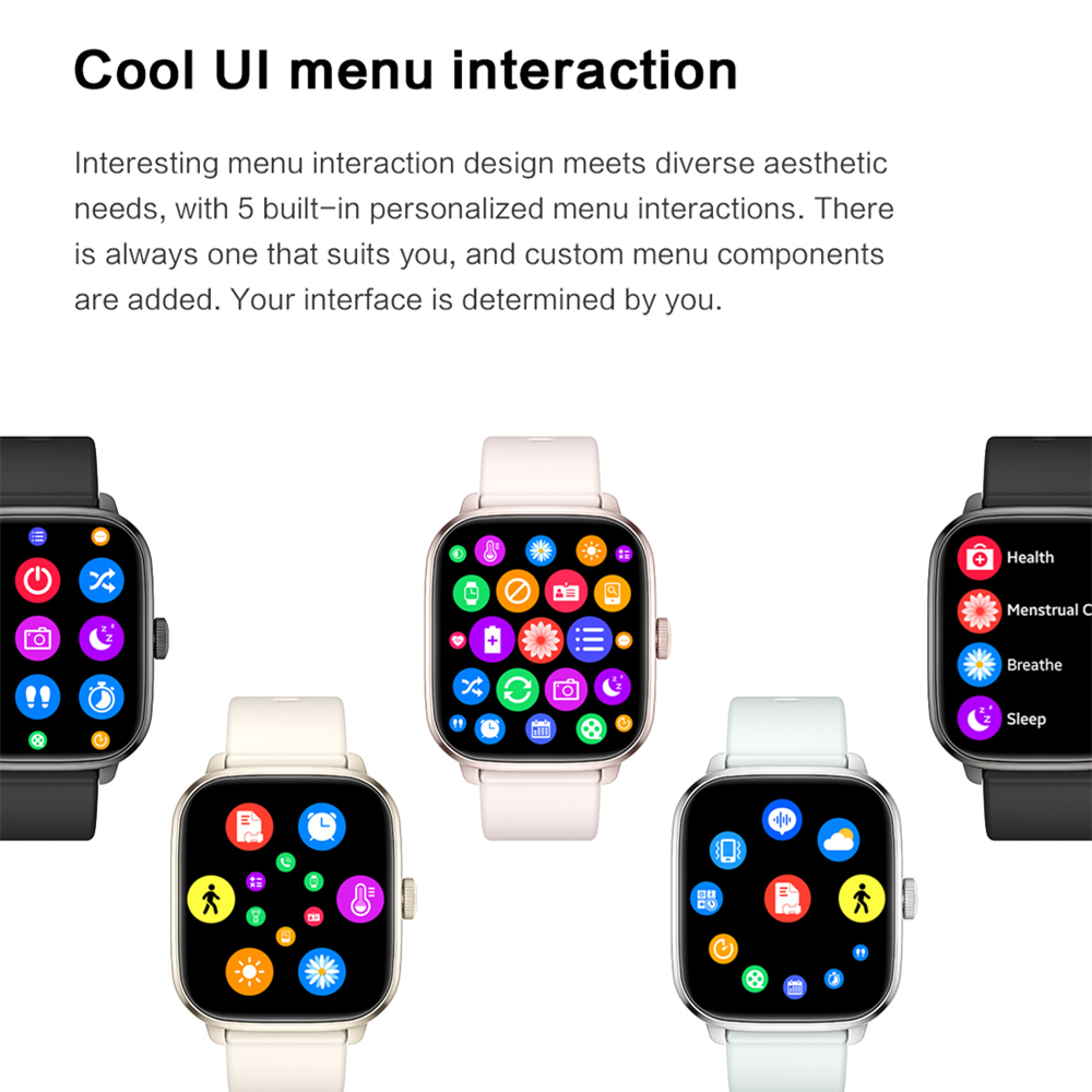 Maxtop 1.86 Inch Smart Watch Big Display Smart Watch Smart Watch For Women Waterproof