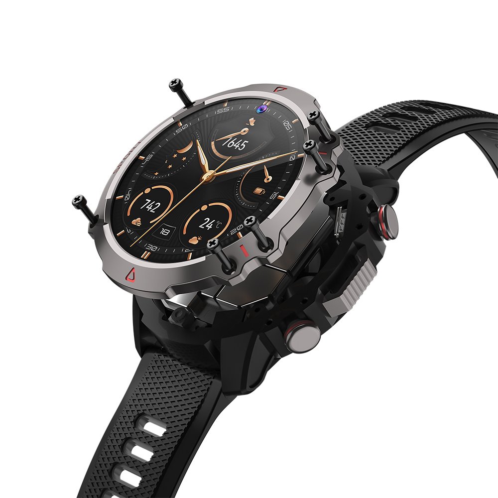 4G Sim Card Smart Watch B5 1.53inch Amoled 800mAH BT Call WIFI and Bluetooth Connection Heart rate Sports Smartwatch with Camera