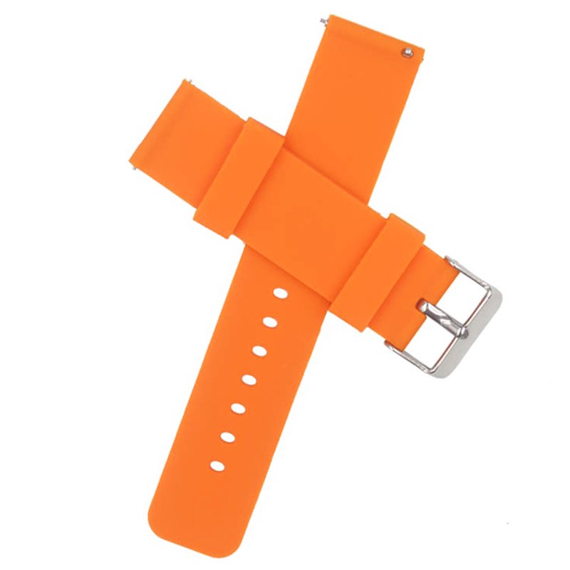 18 20 22 24 mm sport soft watch bracelet shading silicone watch strap with quick release for smart watch