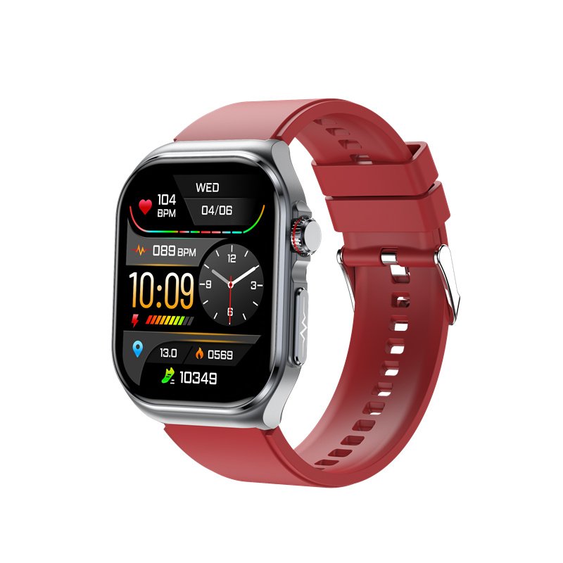 ET585 Temperature AMOLED screen ECG BT Call Smart Watch smart watch reloj inteligeall Health smartwatches for Men Women New 2024