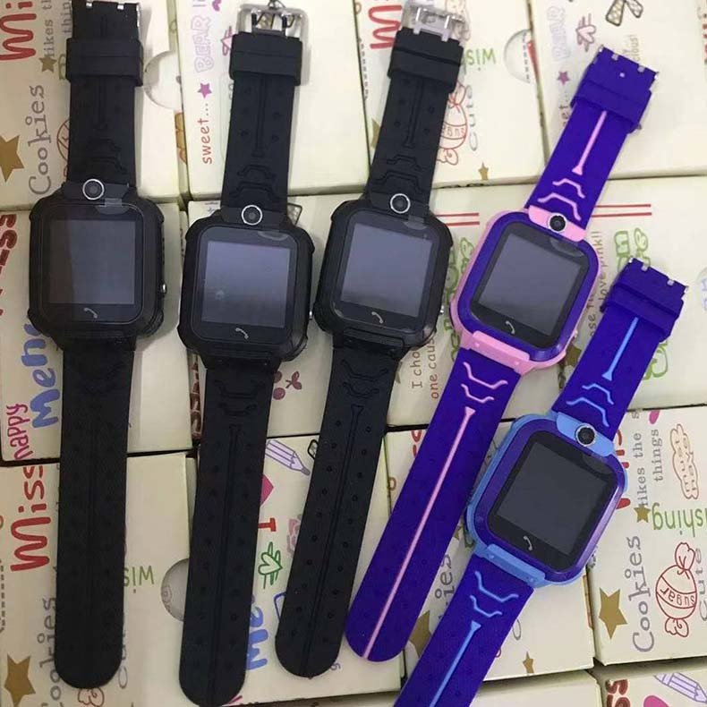 Hot Selling Smart Watch Q12 Kids Smartwatch SIM Card SOS IP 67 Waterproof for Android IOS Anti-Lost LBS Tracking