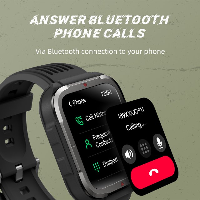 2024 1.85 New Arrival Square Smart Watch Electronic Outdoor Design with Good After-Sale Service Reliable Supplier Smart Watches