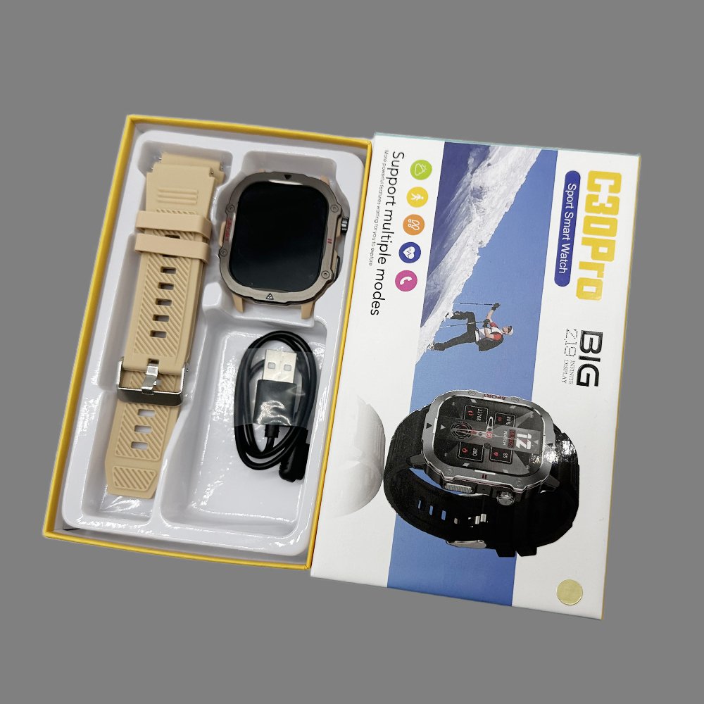Outdoor relojes Smart Watch C30 PRO for Sports exercise 2024 2025 IP67 Waterproof C30PRO pk t800 t900 ultra fashion Smartwatch