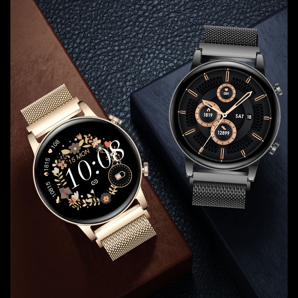 BT Calling Smart Watch MK30 Round Heart Rate Health Monitoring Activity Tracker Female Sports Bracelet Ladies Smartwatch