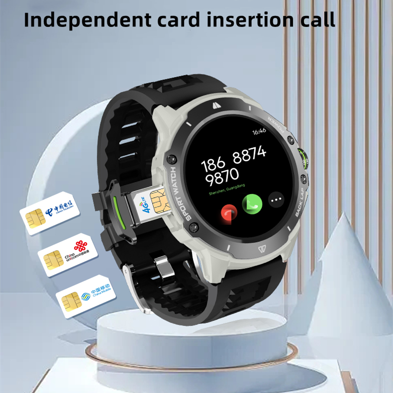 4G Android Phone SIM Card WIFI GPS NFC Smartwatch G15 Pro AMOLED Display RAM 2G ROM 32GB 780mAh Big Battery Smart Watch