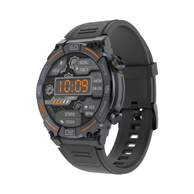 MG02 Accurate GPS Running Walking Hiking Outdoor Sports Modes Smart Watch 1.39 Inch Smartwatch with Compass Sports Tracker 2024