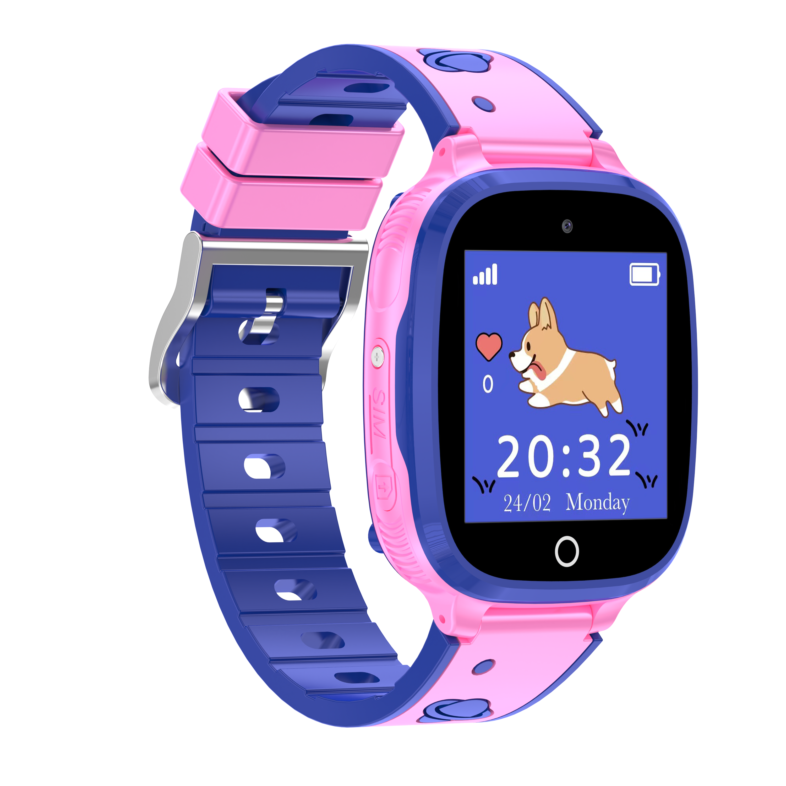 Q18 Kids Smart Watch 2G 1.44inch Colorful LBS SIM Card Calling Watch SOS Boys Girls Waterproof Android kids Smart Watch phone