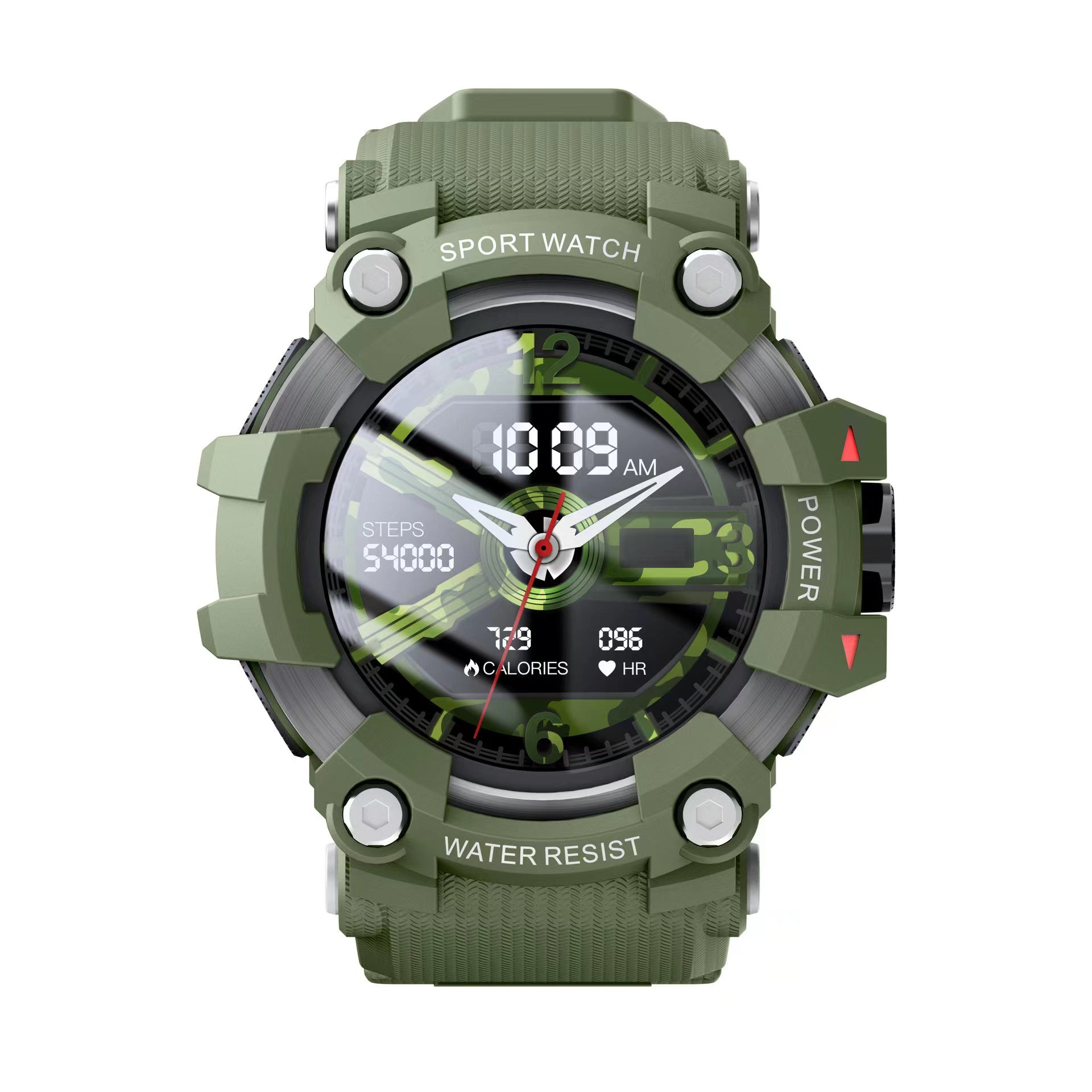 Fashion Sport Outdoor CT8 Smart Watch Waterproof Full Touch Heat Rate Monitor Detection Bracelet BT Call Smart Music Watch