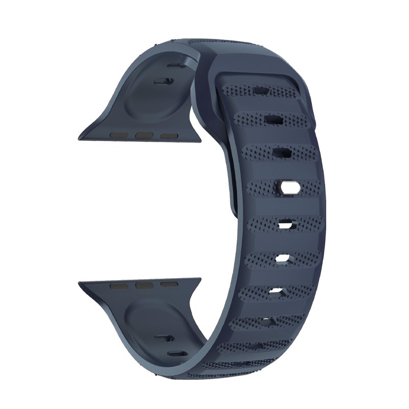 New Sport Silicone Watchband Silicon Strap Smartwatch Bands Fluoroelastomer Fkm Rubber Watch Band For Smart Watch