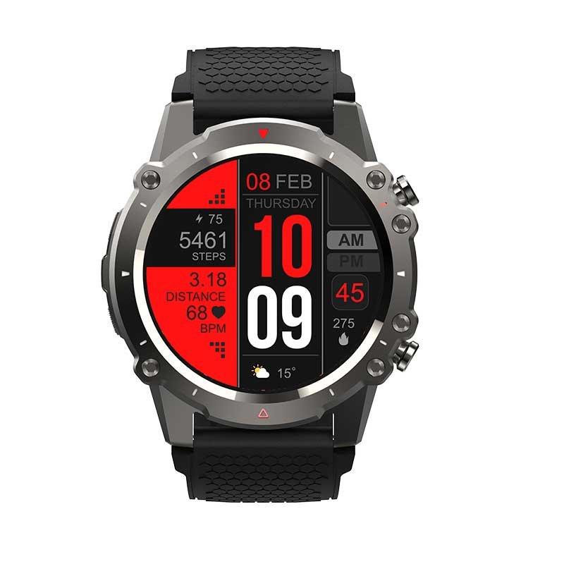 1.45inch sports smart watch 280mah smart watch DM52 with bt calling heart rate blood oxygen outside smartwatch