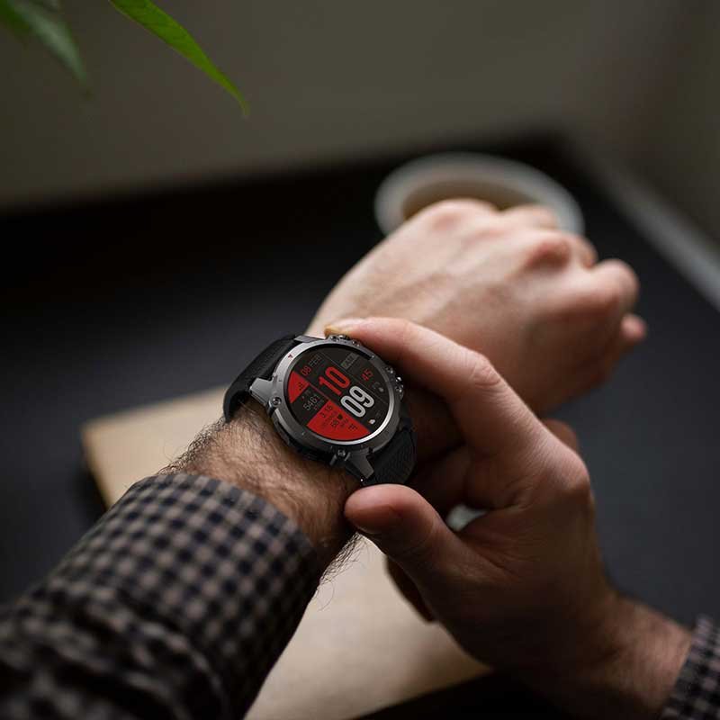 1.45inch sports smart watch 280mah smart watch DM52 with bt calling heart rate blood oxygen outside smartwatch