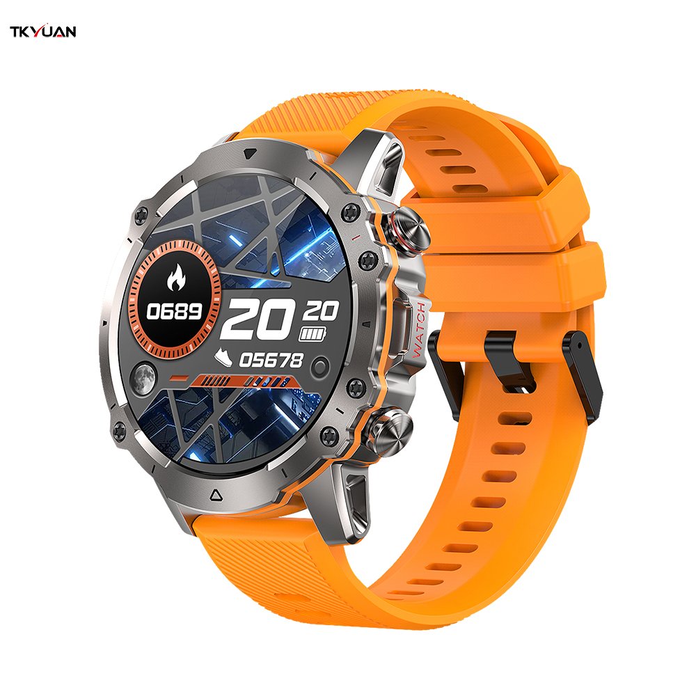 Factory Oem Outdoor 1.39Inch Sport Smart Watch Ip67 Waterproof Watch Phone Health Monitor Smartwatch Reloj 400Mah Android