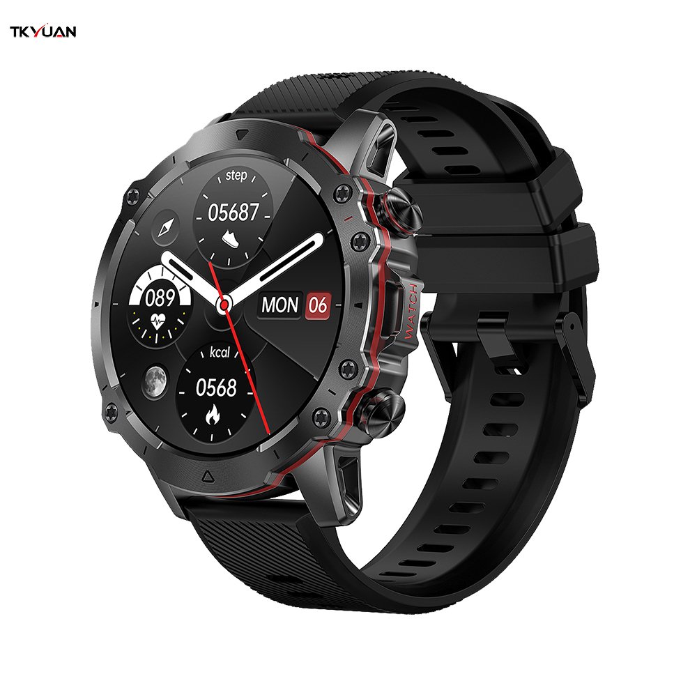 Factory Oem Outdoor 1.39Inch Sport Smart Watch Ip67 Waterproof Watch Phone Health Monitor Smartwatch Reloj 400Mah Android