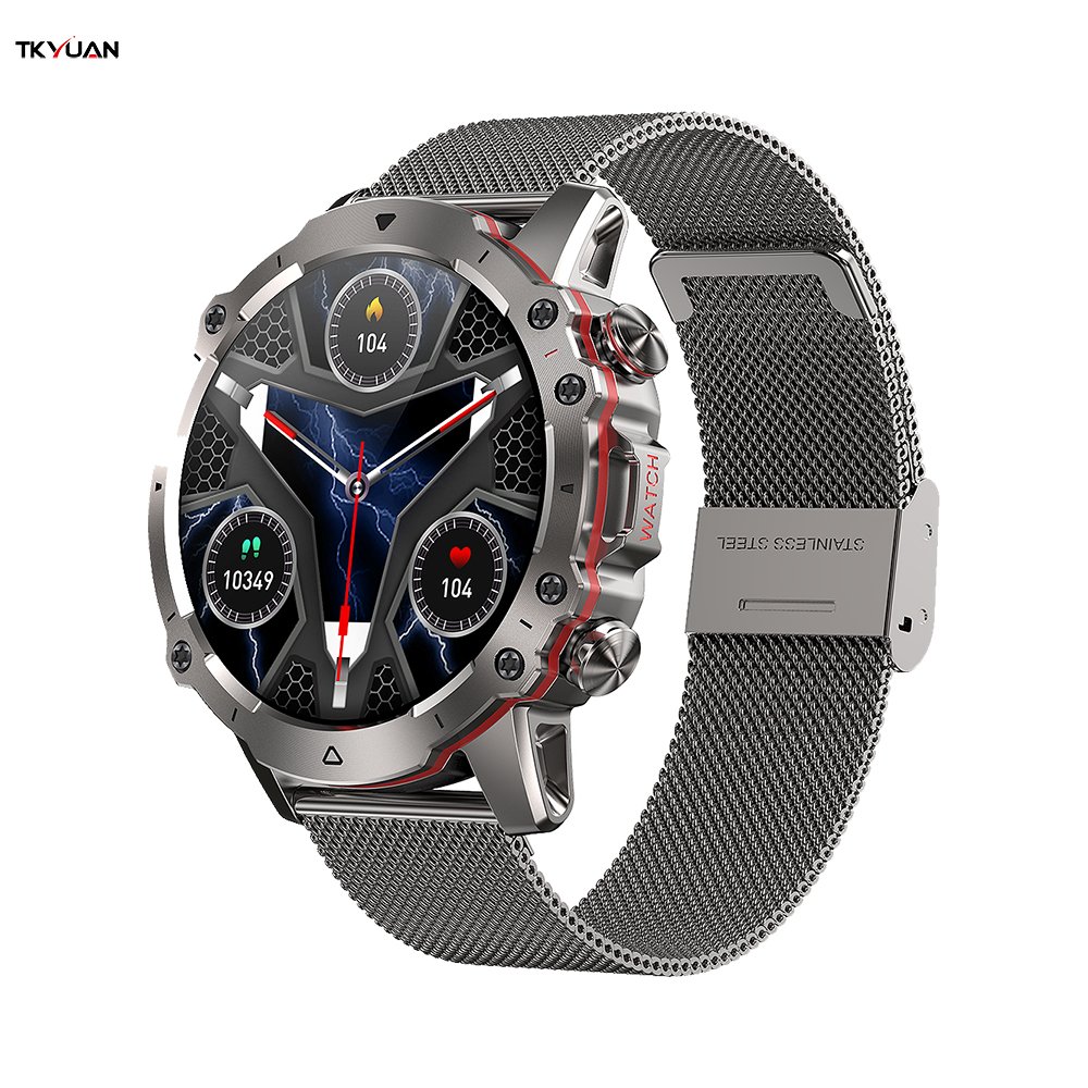 Factory Oem Outdoor 1.39Inch Sport Smart Watch Ip67 Waterproof Watch Phone Health Monitor Smartwatch Reloj 400Mah Android