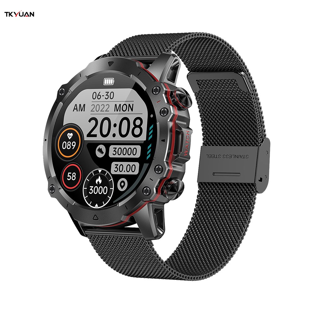 Factory Oem Outdoor 1.39Inch Sport Smart Watch Ip67 Waterproof Watch Phone Health Monitor Smartwatch Reloj 400Mah Android
