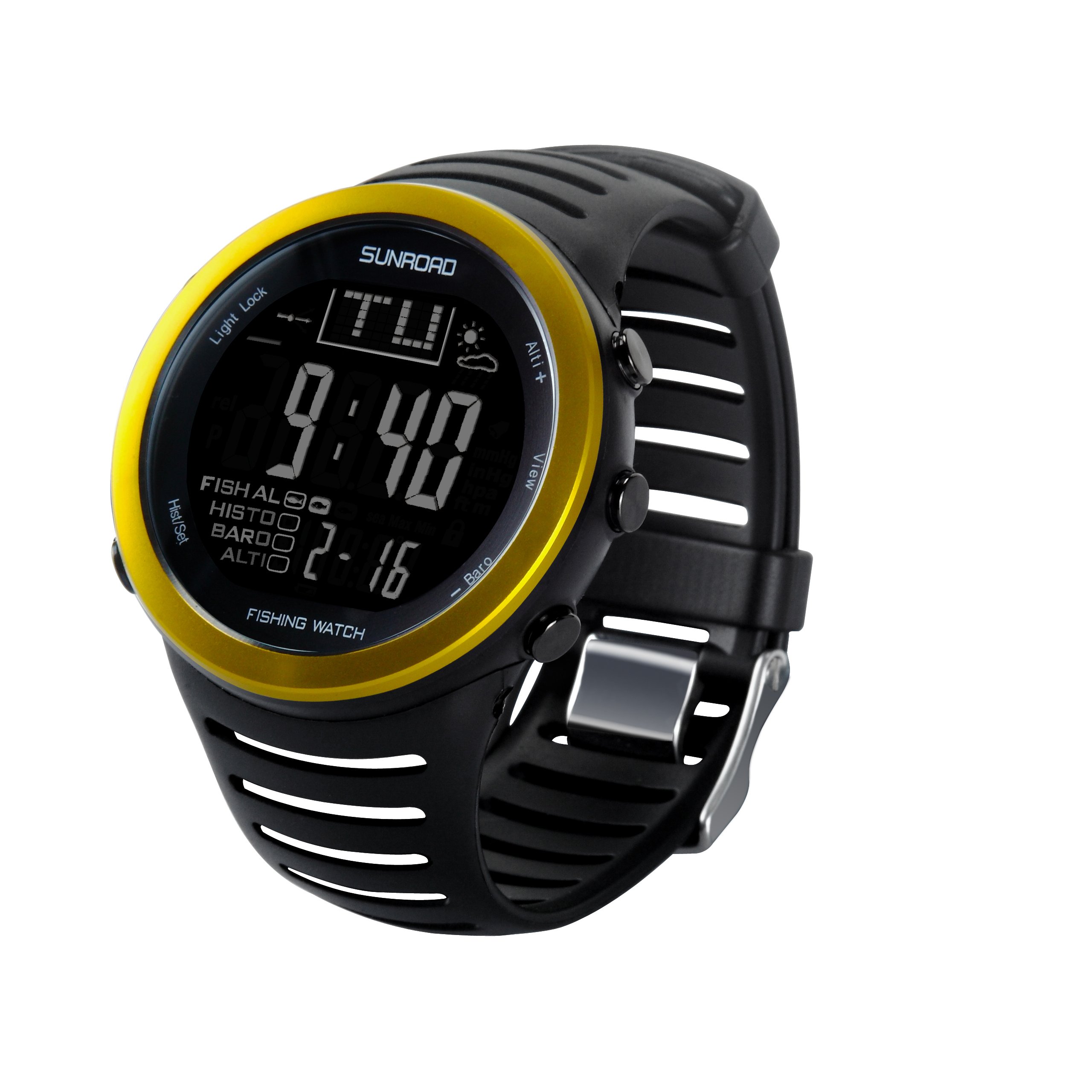 Outdoor Mountaineering Fishing Altimeter Hygrometer Thermometer Waterproof Smart Watch