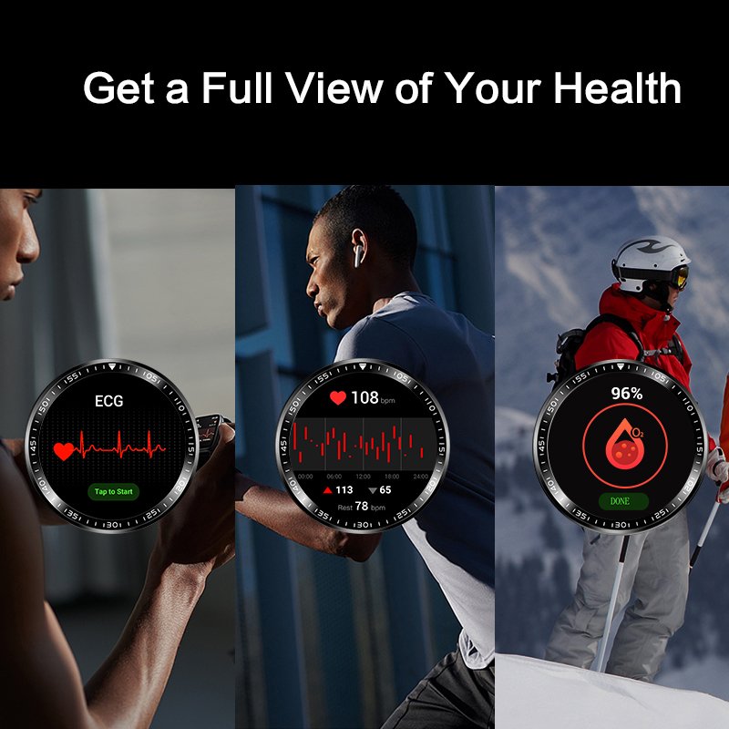 Fitness Tracker With Sdk And Api Flash Heart Rate Activity &Sleep Tracker Ecg Spo2 Smart Watch