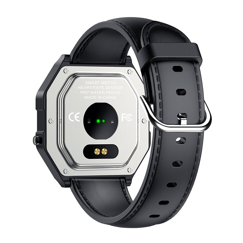 Luxury watch fashion steel belt leather kw18 smart watch band,Gps Multiple Sports Modes Long Battery Life kw18 smart watch