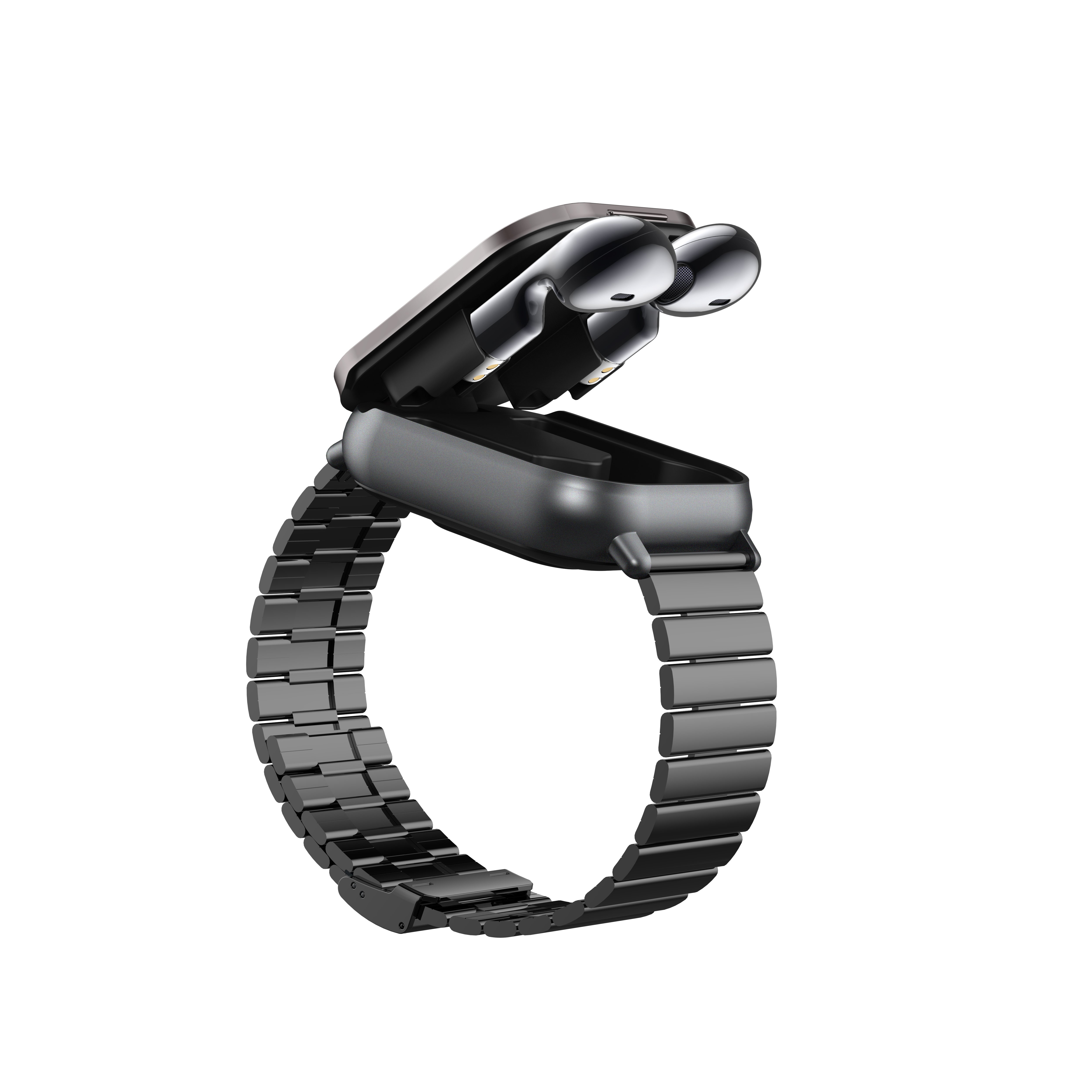 Hot Sale 2 In 1 Smart Watch And Bluetooth Earphones NFC Smartwatch Message Reminder Smart Watches With Earbuds Wireless