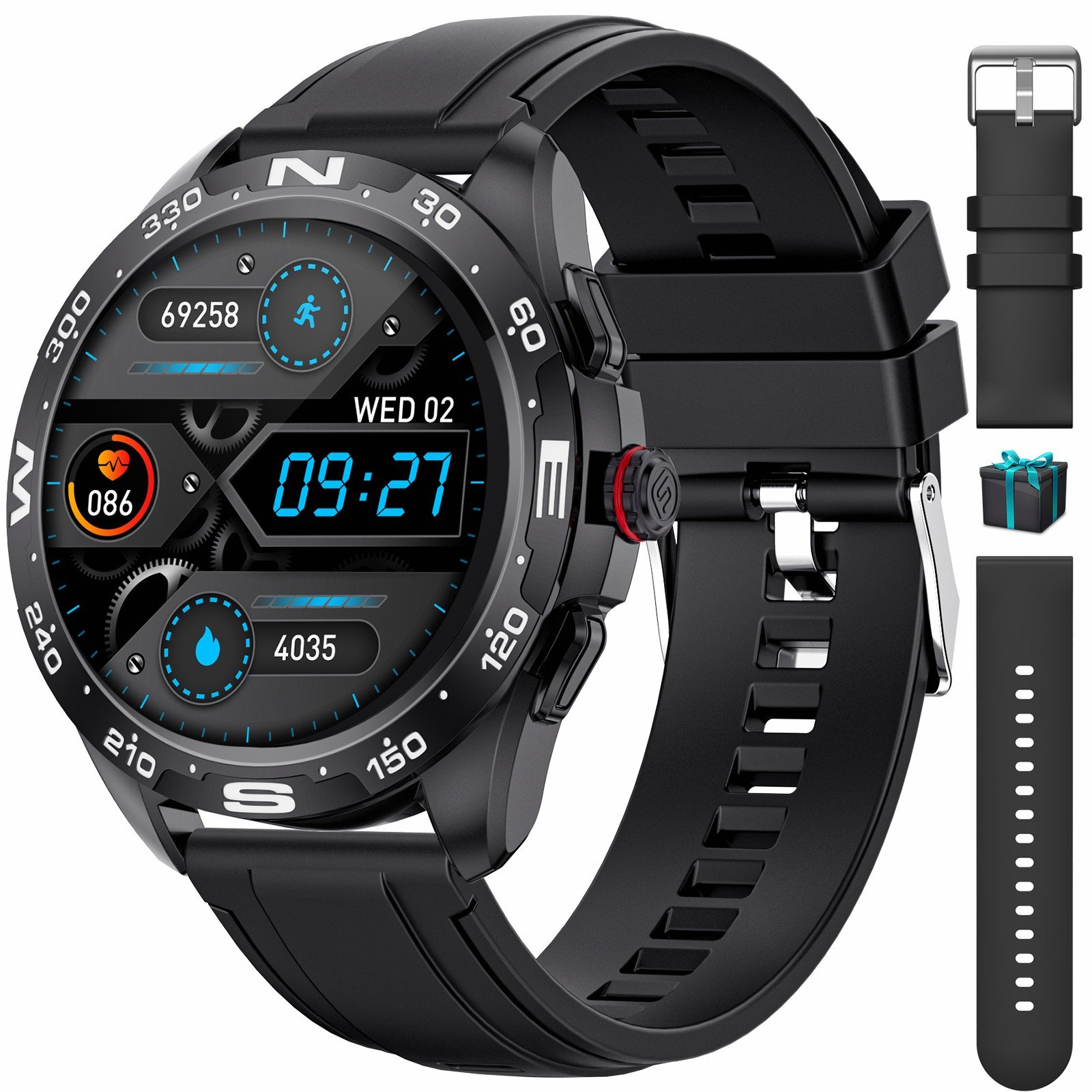 LIGE smartwatch touch screen monitors sport Smart watches for men waterproof sport fitness tracker watch smart android IOS