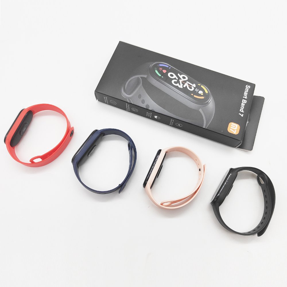 Amoled NFC Smart Bracelet M3 M4 M5 M6 M7 Fitness Watch Activity Tracker Fitness M7 Band 1.62 IP67 Color Heart Rate Monitor Watch