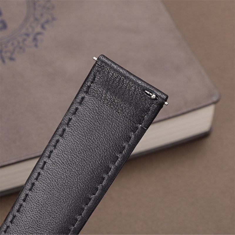 Genuine leather smart Watchbands 20 22mm quick release cow leather wristwatch loop watch strap for men