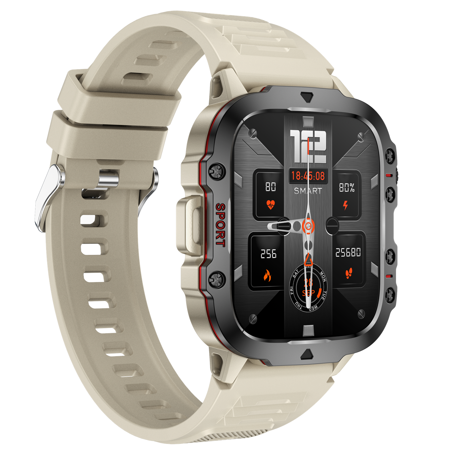 3ATM Newest 1.96 Inch Watch for Men Smart Watch 2024 QX11 Fitness Tracker Heart Rate with Blood Pressure Smartwatch