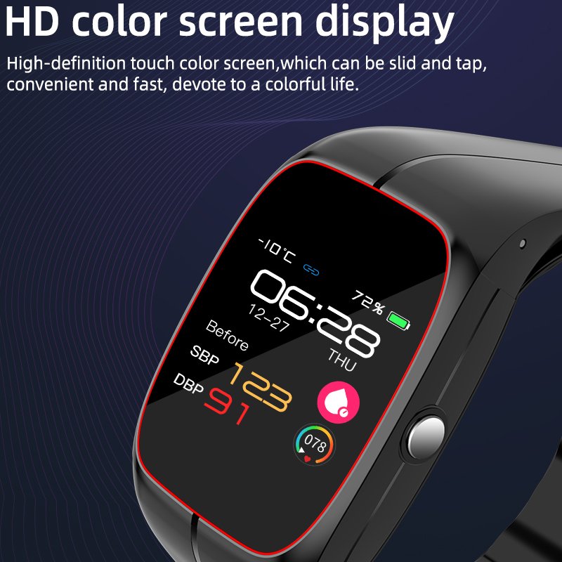 New Arrival P20 PPG IP68 Waterproof Smart Watch Women Men Wrist Body Temperature Display Music Blood Pressure Reloj iOS IPS
