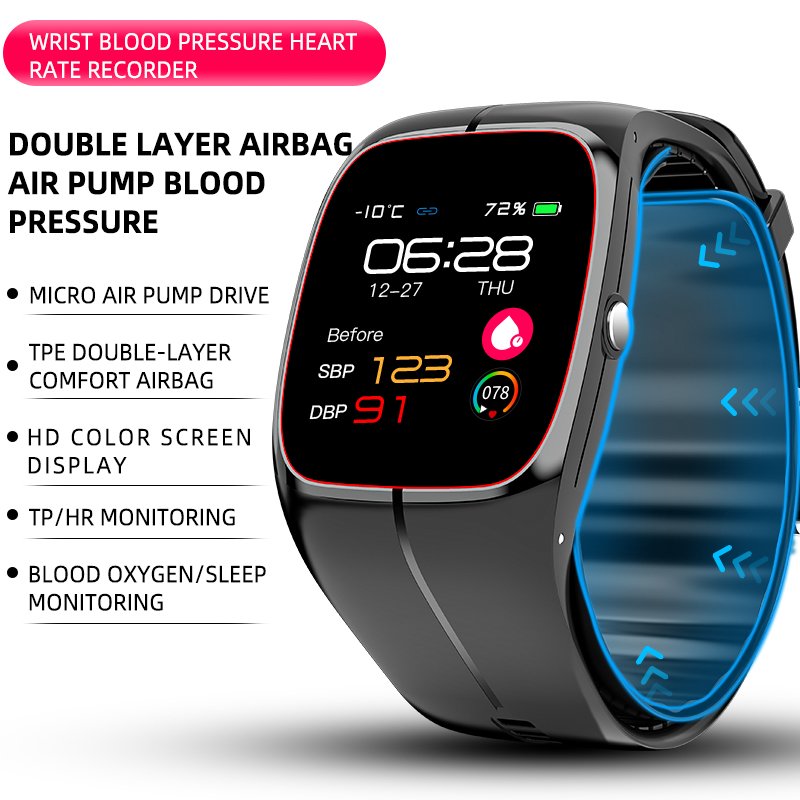 New Arrival P20 PPG IP68 Waterproof Smart Watch Women Men Wrist Body Temperature Display Music Blood Pressure Reloj iOS IPS