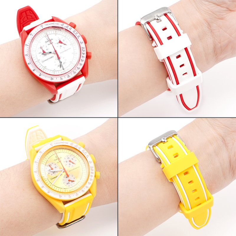 Wholesale 20mm 22mm 24mm 26mm Quick Release Wrist Bracelet Watchband Watch Bands Sport Silicone Rubber Smart Watch Straps