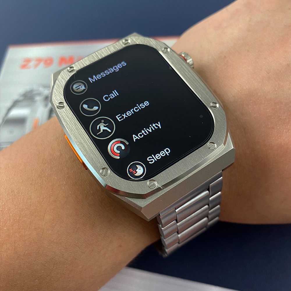 2 Straps Shockproof Smart watch Relojes inteligentes Montres intelligentes multifunctional exercise Smartwatch Z79 Max Ultra