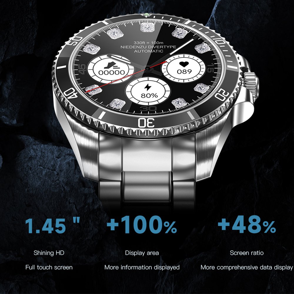 Factory Top Quality R1 Smartwatch Amoled Screen Smart Bracelet Wearable Devices Reloj Inteligente Montre Intelligente R1