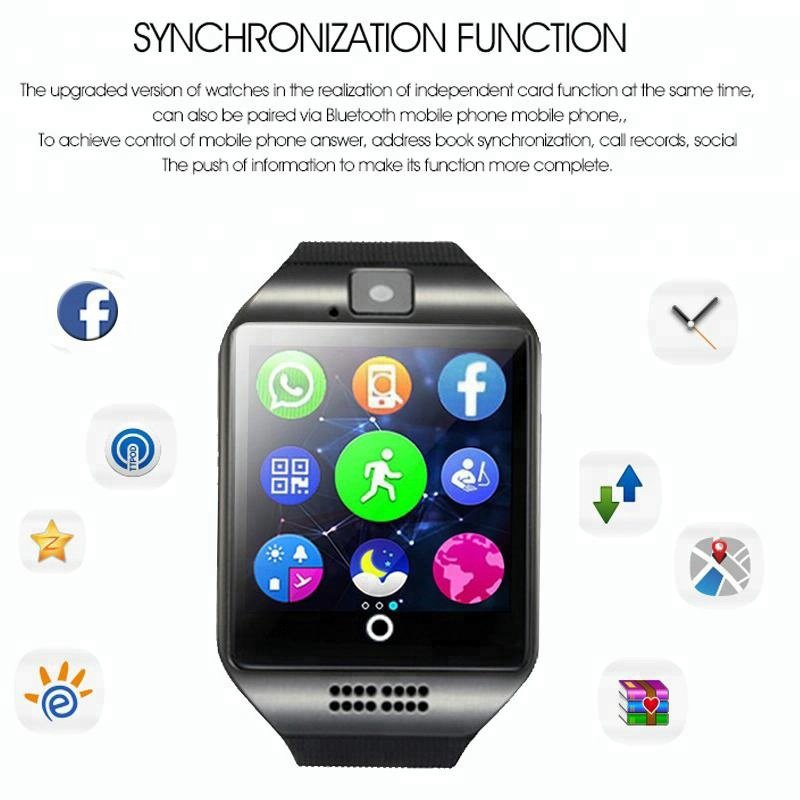 Camera Q18 Smart Watch With SIM TF Card Slot Fitness Activity Tracker Sport Watch For Android ios vs gt08 A1 Smartwatch