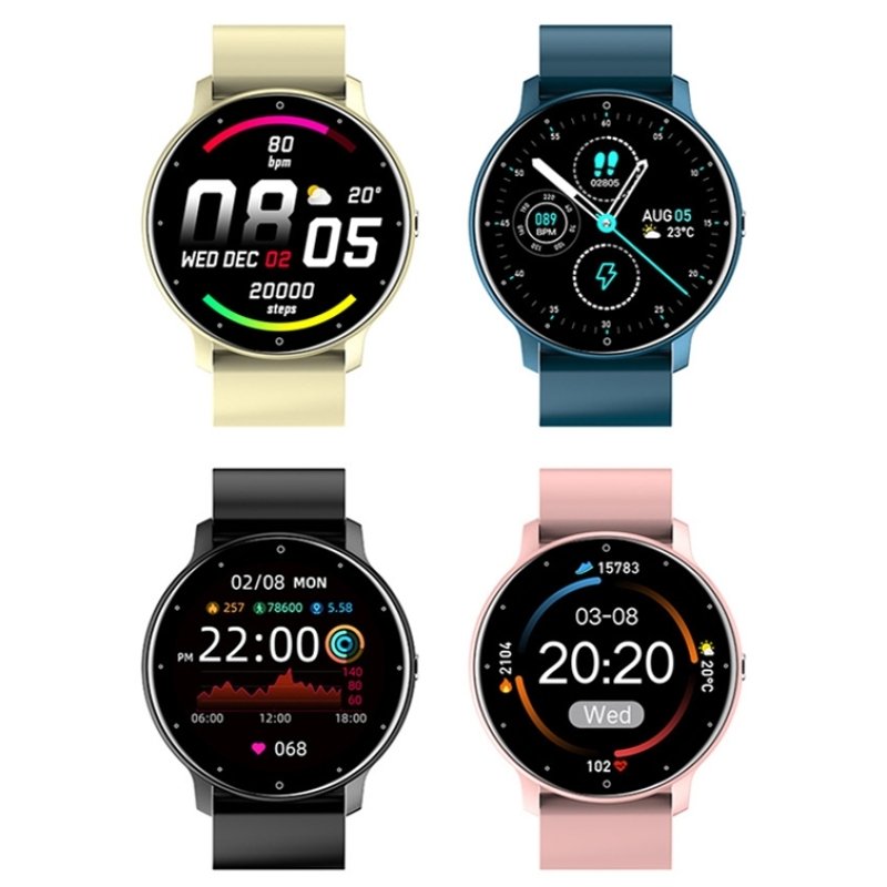 New Cheap Smart Watch ZL02 Heart Rate Monitoring Sleep Health Monitoring IP67 Waterproof Pedometer Smart Watch