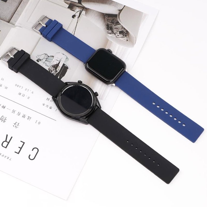 In Stock Multi-Colors Silicone Sport Watch Bands Men Women 22mm Smart Watch Strap For Samsung S3