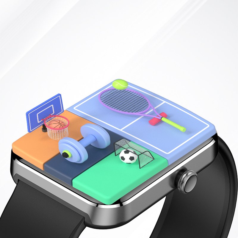 Hot Sale Smartwatch Heart Rate Real-Time New Design Smart Watch IP68 Waterproof