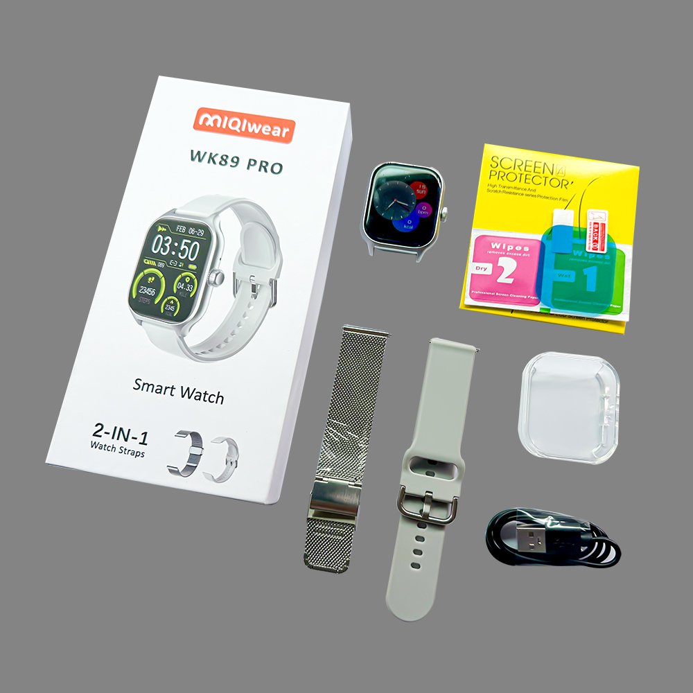 Factory customized WK89 Control BT call 2.19inch Smart watch Fitness Montre Reloj Smartwatch WK89