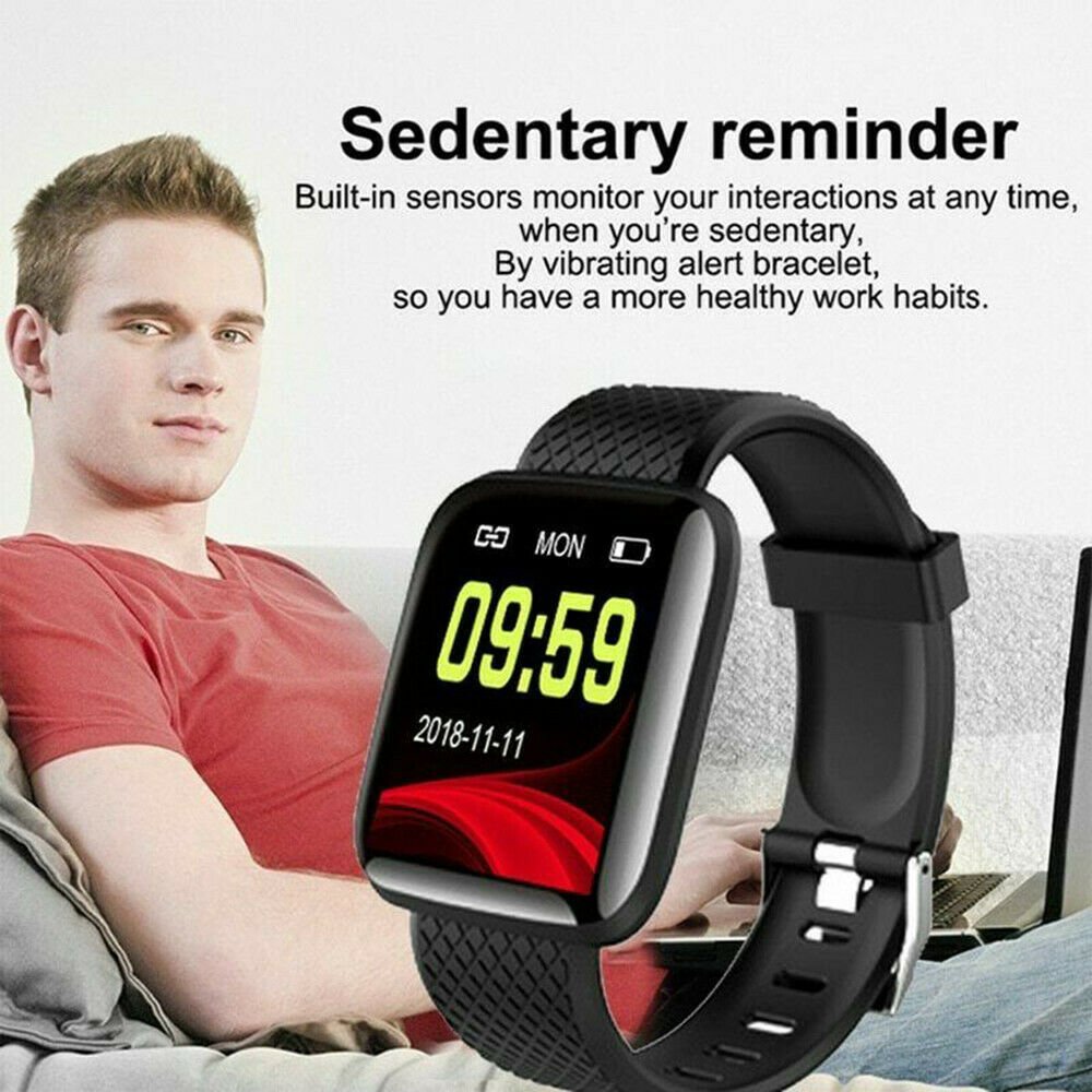 2024 Hot reloj intelligent 116S D13 116Plus Heart Rate 1.44 inch 116 Plus Watch Smart Band Bracelet Wristband Sports Watches