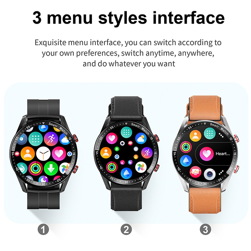 2024 New Style HW20 Round Screen Bt Call HD Fitness multi sports Monitor blood pressure smart watch for men
