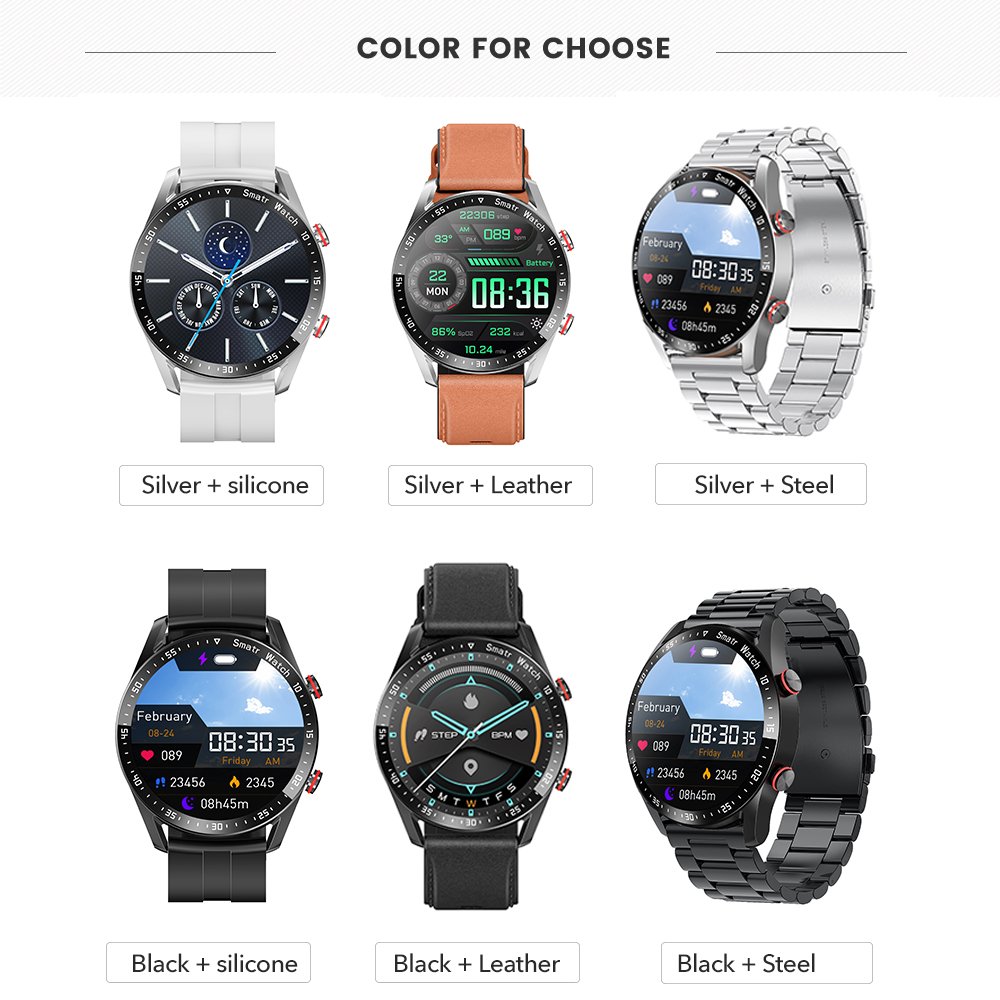2024 New Style HW20 Round Screen Bt Call HD Fitness multi sports Monitor blood pressure smart watch for men