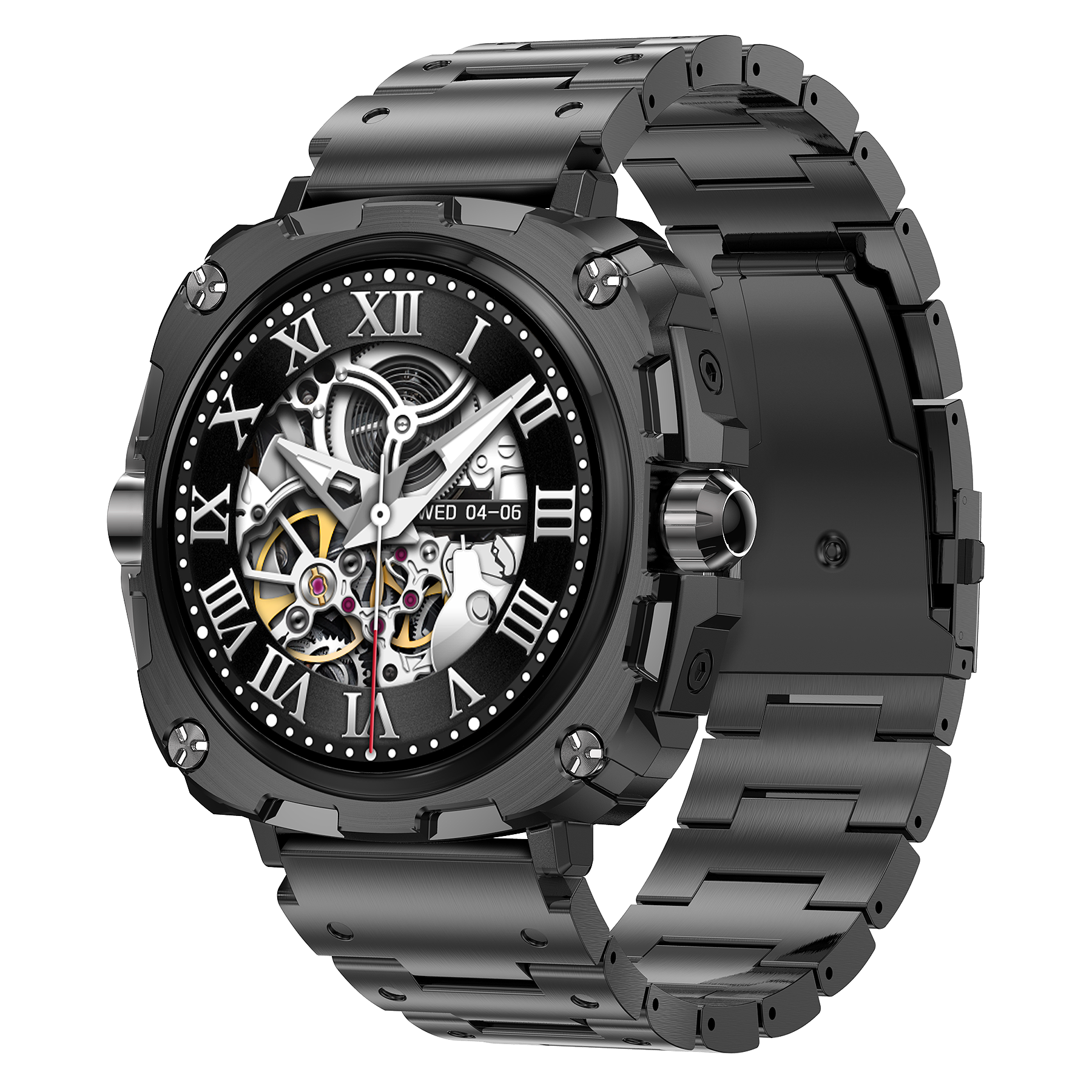 2024 Fashion AK71 Smart watch 1.43Inch AMOLED BT calling 400mAh IP68 Health Heart Rate outdoor sport compass smartwatch for Men