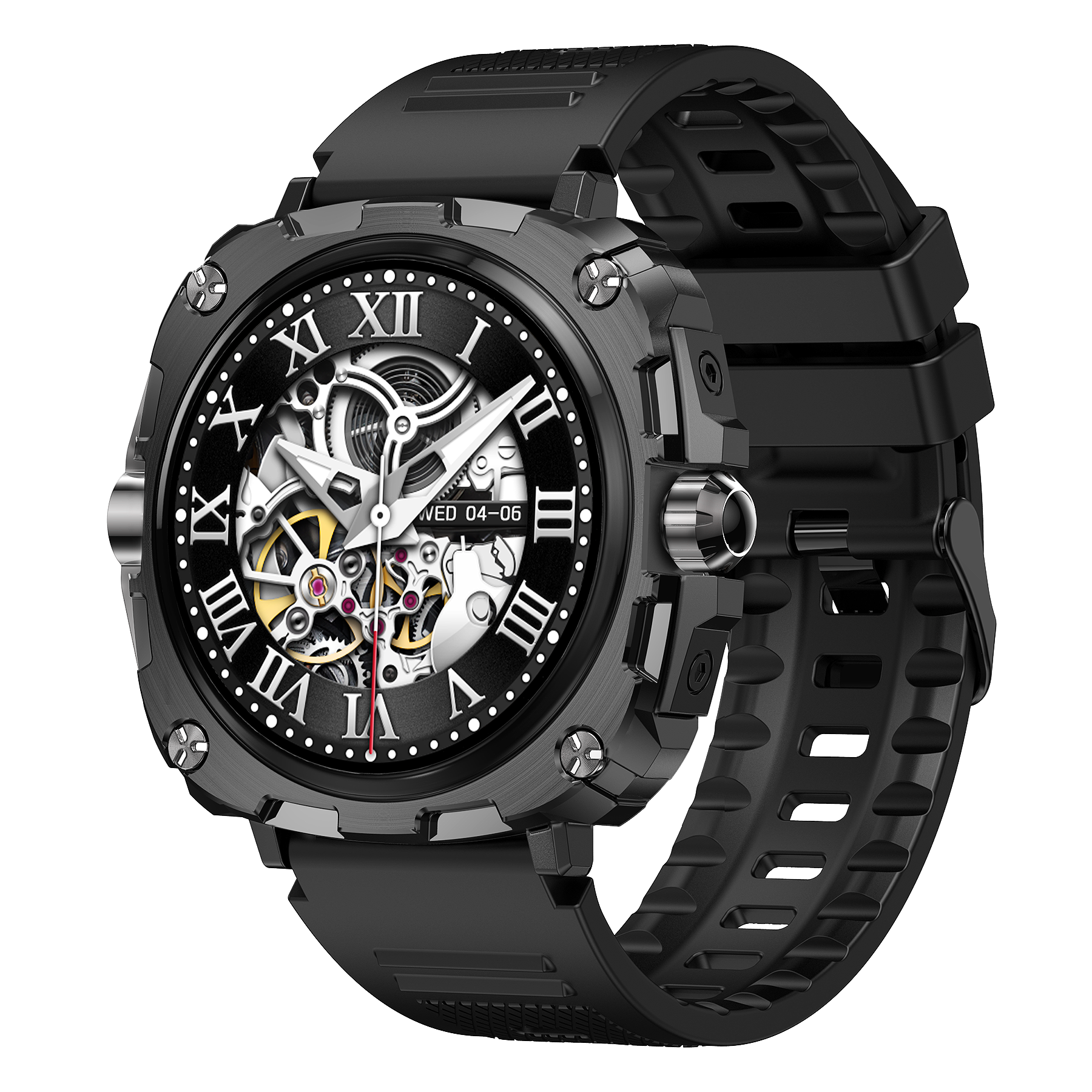 2024 Fashion AK71 Smart watch 1.43Inch AMOLED BT calling 400mAh IP68 Health Heart Rate outdoor sport compass smartwatch for Men